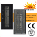 Top Quality Armored Security MDF Door with Veneered (SC-A209)